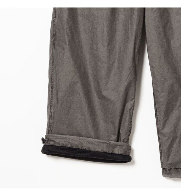 BEAMS「ワイドストレートフィット ナイロン イージーパンツ」|チノ|
