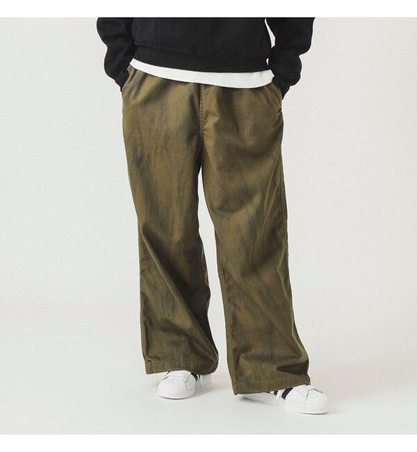 BEAMS「ワイド ダスティー イージーパンツ」|チノ|