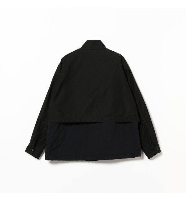 BEAMS「ワイドフィト バックサテン レイヤード M-65 ブルゾン」|ブルゾン・スタジャン|