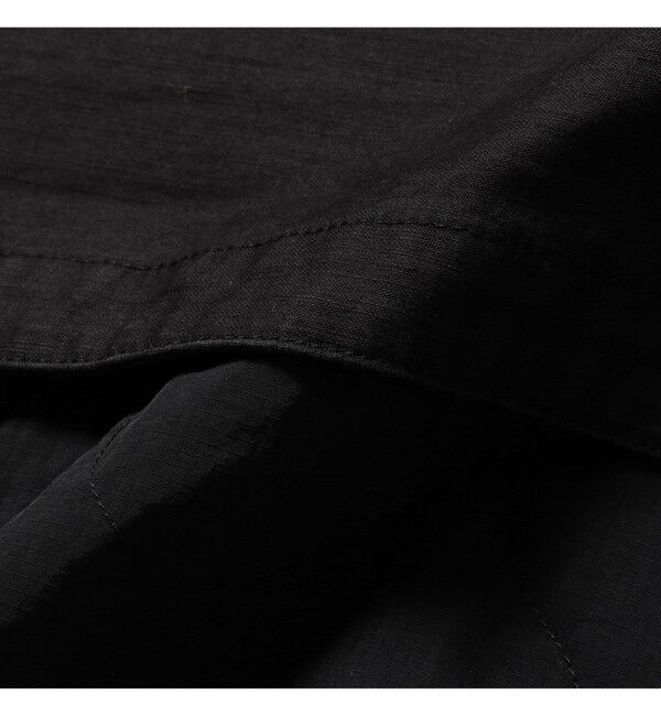 BEAMS「ワイドフィト バックサテン レイヤード M-65 ブルゾン」|ブルゾン・スタジャン|