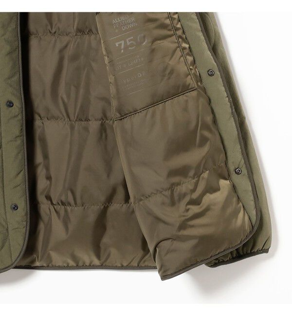 BEAMS「ダウン ミリタリー ライナージャケット」|ブルゾン・スタジャン|