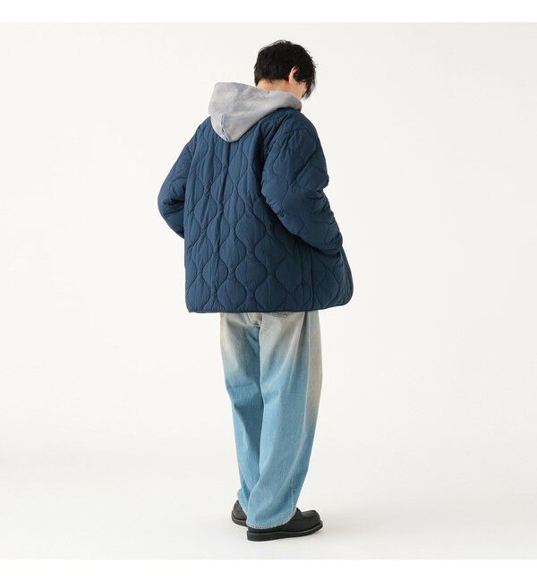 BEAMS「ダウン ミリタリー ライナージャケット」|ブルゾン・スタジャン|