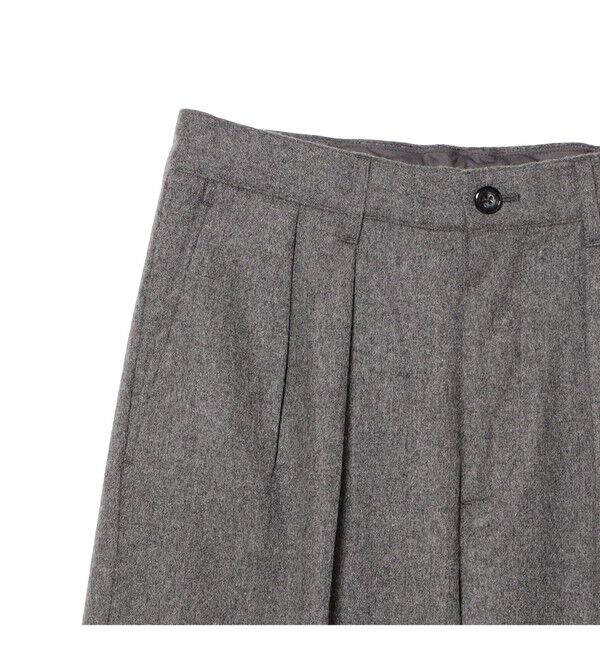 BEAMS「フランネル ワイド スラックス」|チノ|