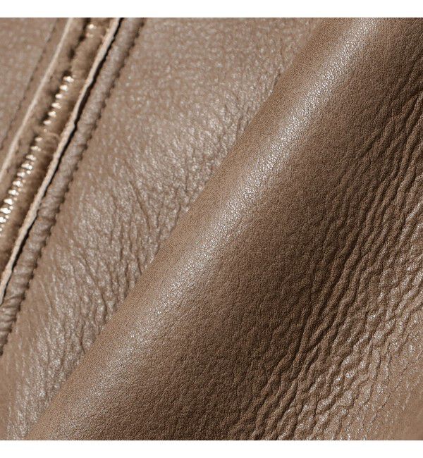 BEAMS「【別注】UNIVERSAL OVERALL / Synthetic leather Jacket」|ブルゾン・スタジャン|