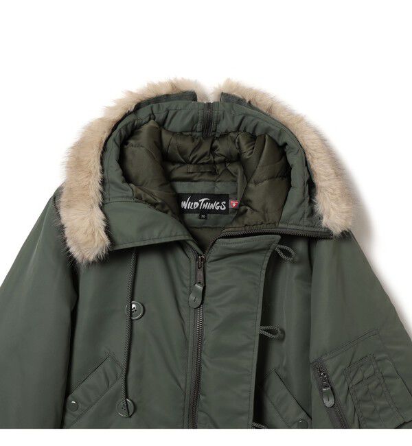 BEAMS「【別注】WILD THINGS / N-2B Flight Jacket」|ブルゾン・スタジャン|