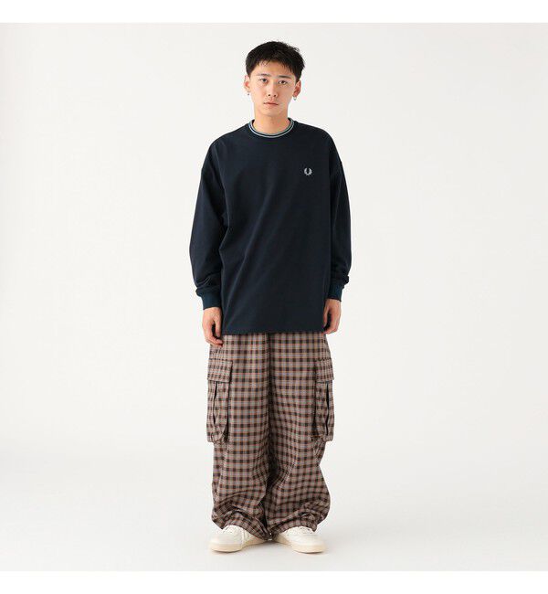 BEAMS「チェック カーゴ パンツ」|チノ|