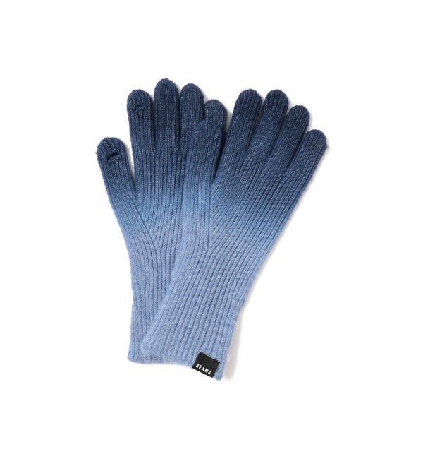 BEAMS「グラデーション グローブ」|手袋|NAVY