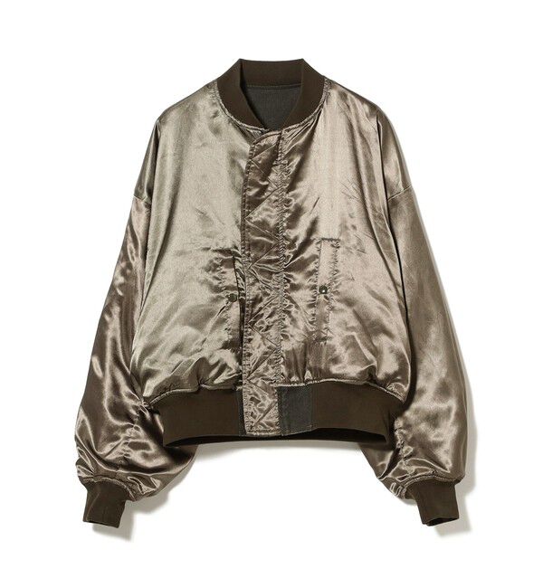 BEAMS「リバーシブル フェード ボンバー ジャケット」|ブルゾン・スタジャン|