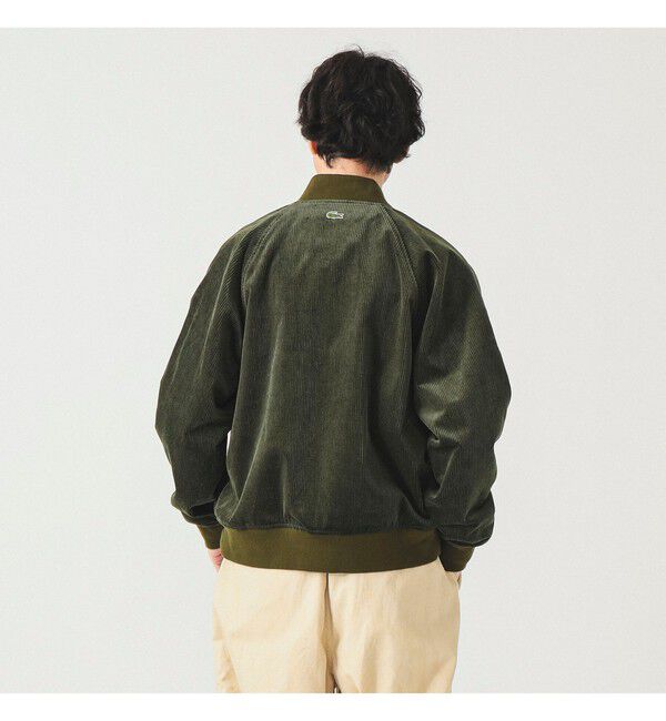 BEAMS「【別注】LACOSTE / コーデュロイ ブルゾン」|ブルゾン・スタジャン|
