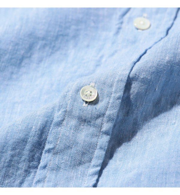 BEAMS PLUS「B.D. Classic-fit Linen Chambray」|シャツ・ブラウス|