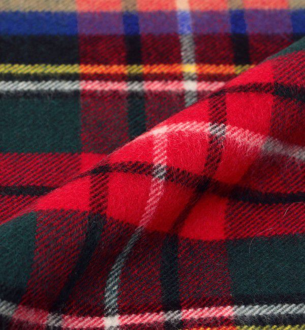 SHIPS for women「【SHIPS別注】JOHNSTONS:カシミヤチェックストール」|ストール|