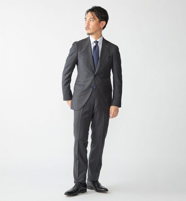 SHIPS「SHIPS: LORO PIANA FABRIC  オーストラリス 無地 S3B スーツ」|スーツ|ダークグレー