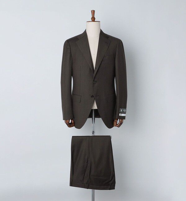 SHIPS「SHIPS: ラグジュアリー ドーメル ソリッド スーツ」|スーツ|ブラウン