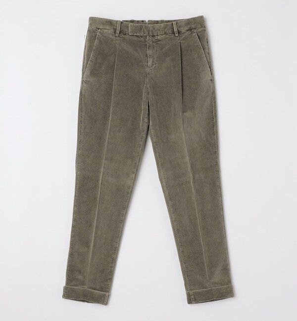 SHIPS「PT TORINO: カラー コーデュロイ パンツ」|チノ|ライトオリーブ