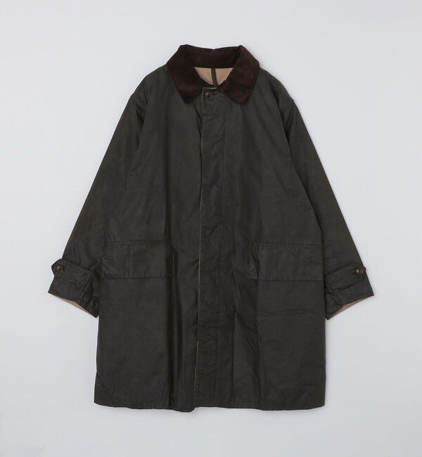 SHIPS「【SHIPS別注】Barbour: 3/4 COAT 4oz WAX COTTON」|ステンカラーコート|