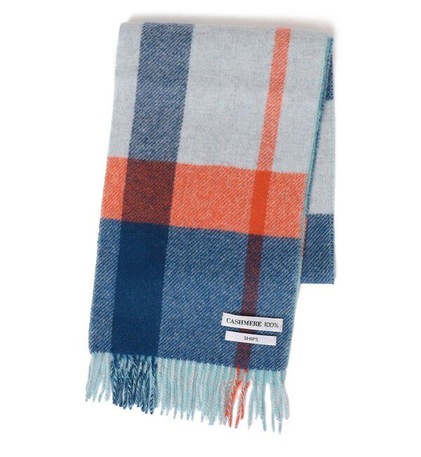 SHIPS KIDS「SHIPS KIDS:カシミヤ ダブルフェイス マフラー」|マフラー|