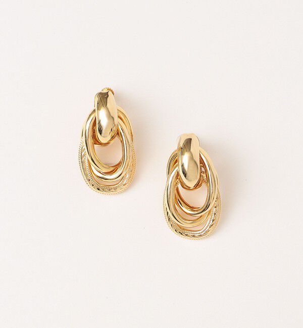 quaranciel「《追加予約》quaranciel: エリプス フープ イヤリング」|イヤリング|