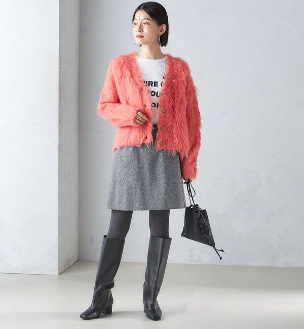 SHIPS for women「ツイード ミニ スカート」|台形|