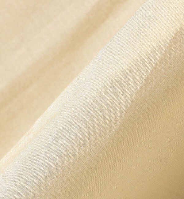 SHIPS any「SHIPS any:〈手洗い可能〉ヴィンテージサテン ランダムタック フレア スカート」|スカート|