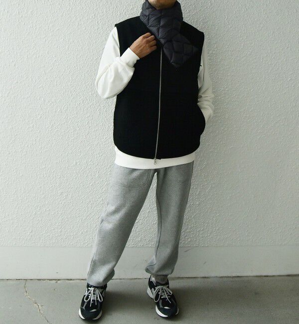 SHIPS any「【SHIPS any別注】TAION: 〈手洗い可能〉リバーシブル ボア ダウン マフラー◇」|マフラー|