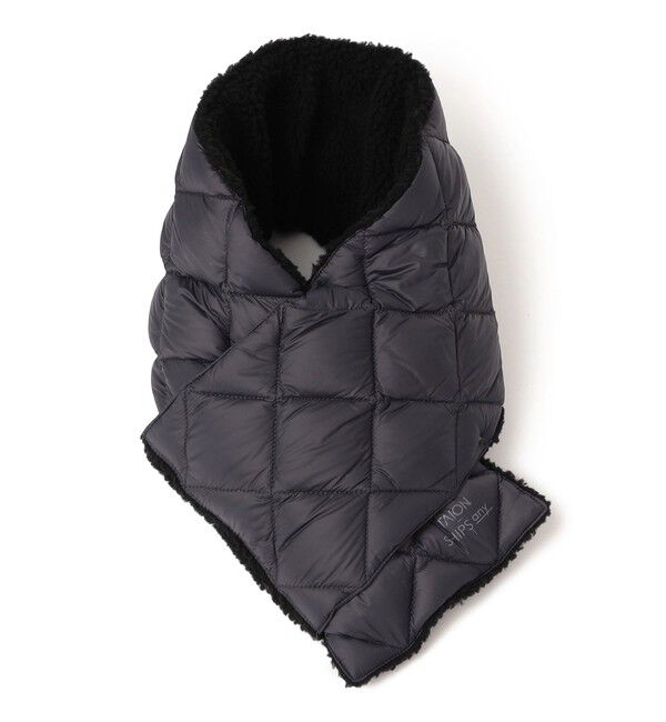 SHIPS any「【SHIPS any別注】TAION: 〈手洗い可能〉リバーシブル ボア ダウン マフラー◇」|マフラー|