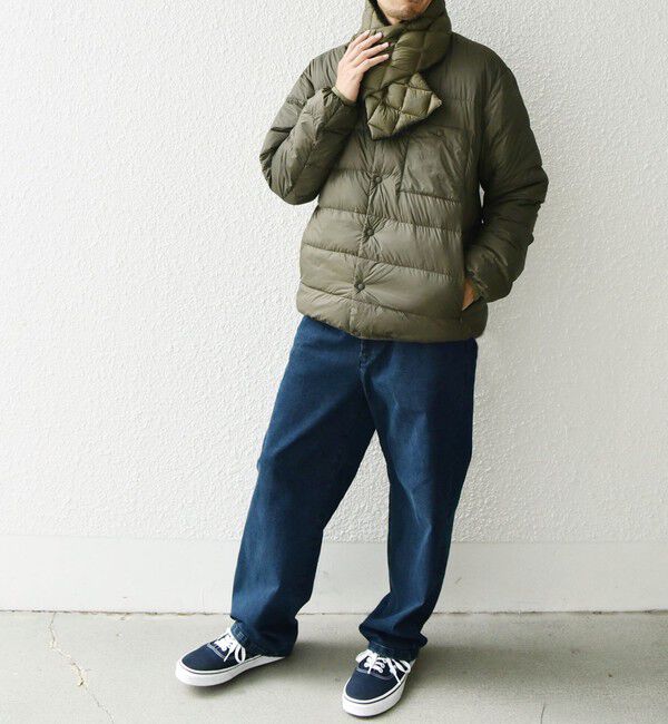 SHIPS any「【SHIPS any別注】TAION: 〈手洗い可能〉リバーシブル ボア ダウン マフラー◇」|マフラー|