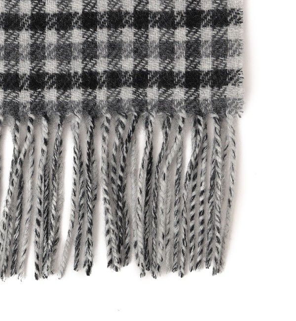 SHIPS any「SHIPS any: カシミヤ ダブルフェイス チェック マフラー 24FW◇」|マフラー|