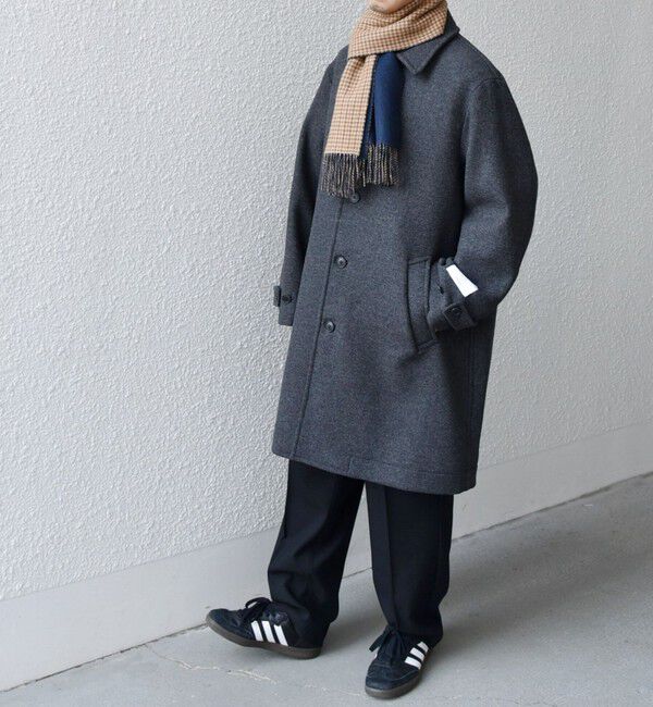 SHIPS any「SHIPS any: カシミヤ ダブルフェイス チェック マフラー 24FW◇」|マフラー|