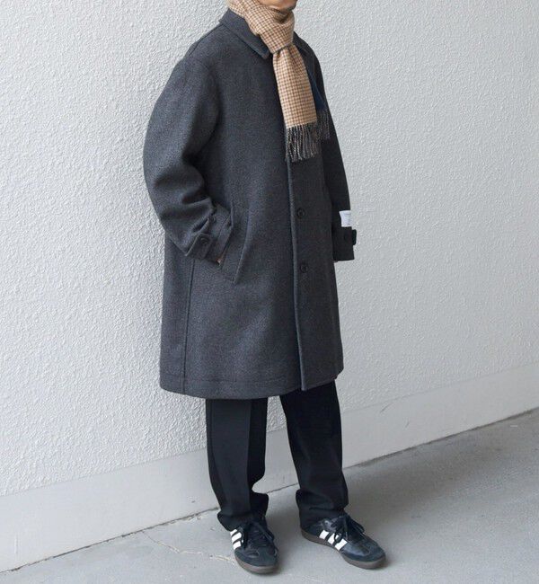 SHIPS any「SHIPS any: カシミヤ ダブルフェイス チェック マフラー 24FW◇」|マフラー|