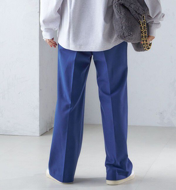 SHIPS for women「〈手洗い可能〉両面起毛 セミフレア パンツ」|その他|