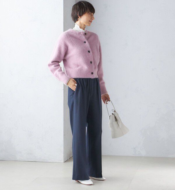 SHIPS for women「〈手洗い可能〉両面起毛 セミフレア パンツ」|その他|