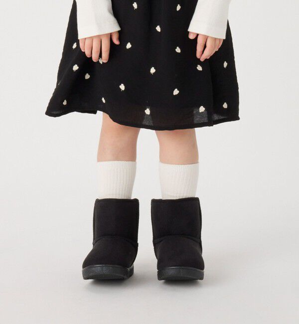 SHIPS Colors 「SHIPS Colors:シープスキンライク ブーツ(KIDS)」|ショートブーツ|