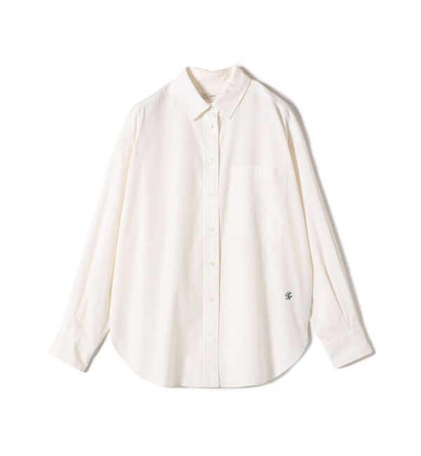 SHIPS for women「〈洗濯機可能〉ピン オックス 刺繍 シャツ」|シャツ・ブラウス|