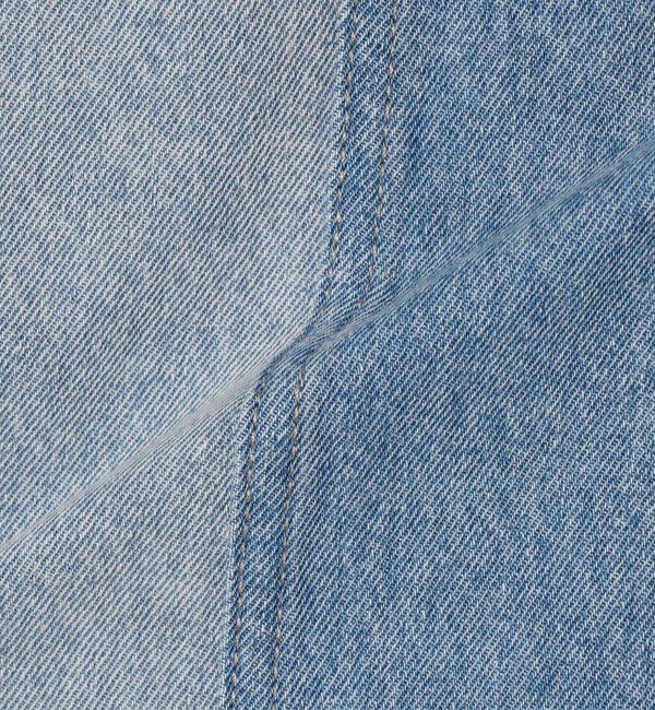 SHIPS for women「パッチワーク カーブ デニム」|デニム|