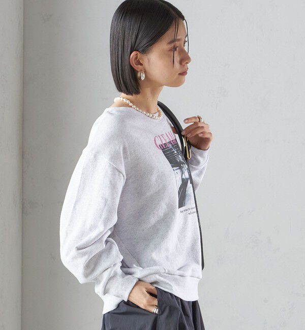 SHIPS for women「【SHIPS別注】81BRANCA:〈洗濯機可能〉ロゴ スウェット」|スウェット・ジャージ|