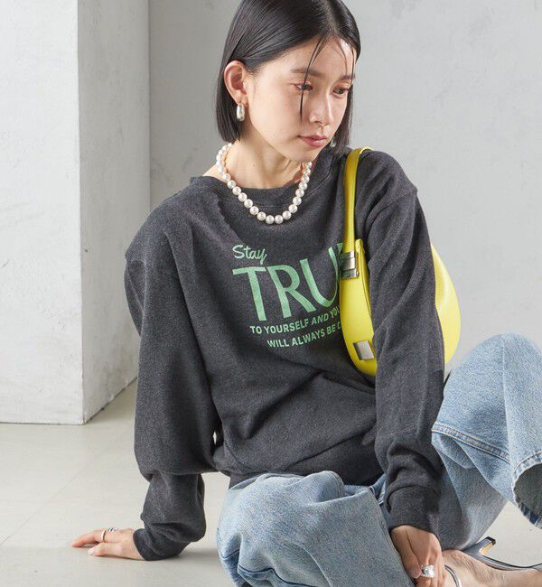 SHIPS for women「【SHIPS別注】81BRANCA:〈洗濯機可能〉ロゴ スウェット」|スウェット・ジャージ|