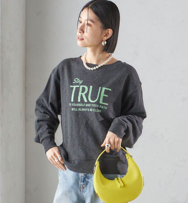 SHIPS for women「【SHIPS別注】81BRANCA:〈洗濯機可能〉ロゴ スウェット」|スウェット・ジャージ|