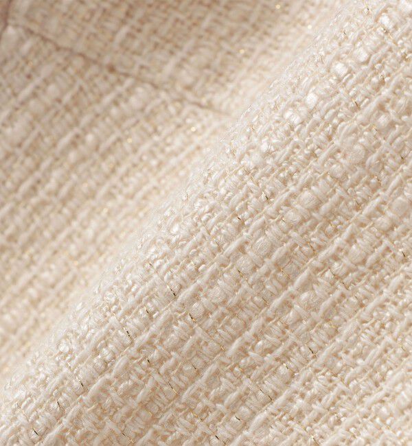 SHIPS for women「スラブ ツイード ロング ジレ（セレモニー対応可）」|ベスト・ジレ|