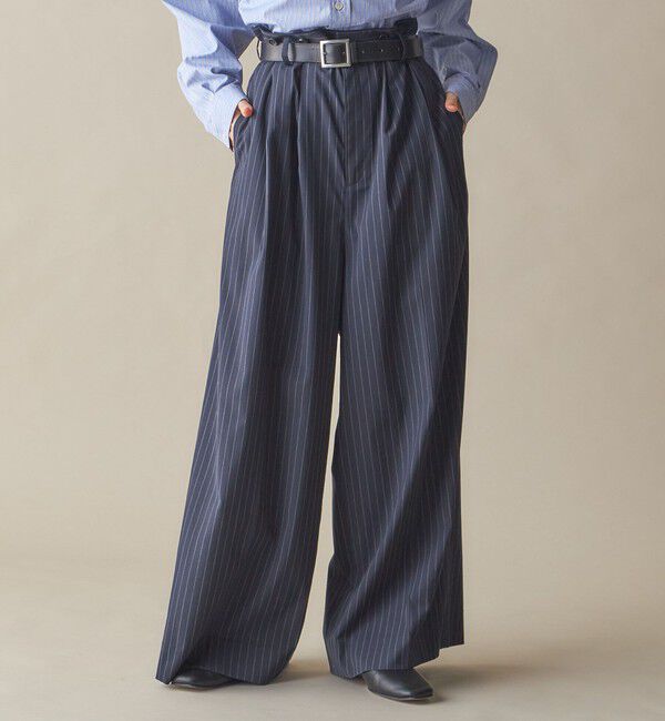 SHIPS for women「SHIPS NINE CASE:〈手洗い可能〉サスペンダー パンツ」|その他|