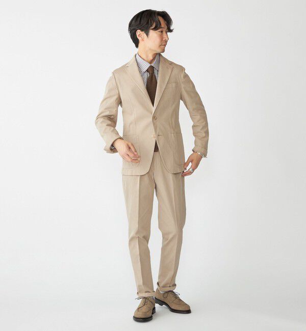 SHIPS「MARCEL LASSANCE:〈セットアップ対応〉G/DYED PIQUE JACKET」|テーラードジャケット|