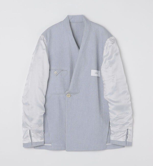 SHIPS「LARDINI: ROMA シアサッカー ダブルブレステッド ジャケット」|テーラードジャケット|