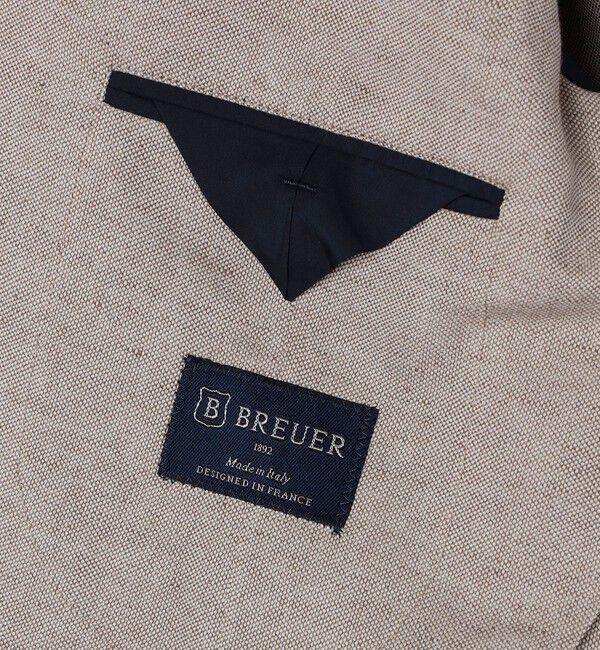 SHIPS「BREUER: リネン コットン オックスフォード ジャケット」|テーラードジャケット|