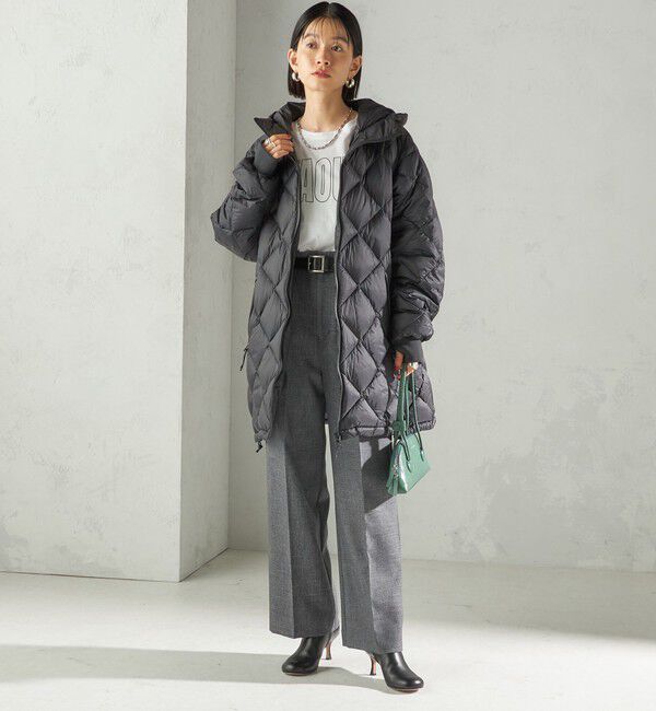 SHIPS for women「〈手洗い可能〉TUMUGITO(R) シャーク ツイード タック パンツ」|その他|