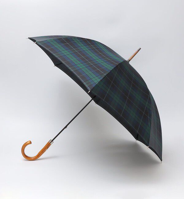 SHIPS「SHIPS: SHIPS タータン 長傘」|傘|ダークブルー