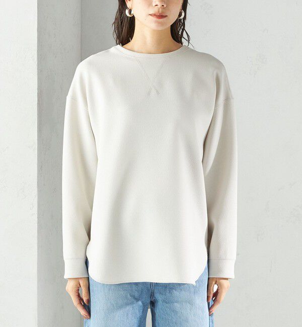 SHIPS for women「〈手洗い可能〉ガゼット デザイン ジョーゼット カットソー」|Tシャツ・カットソー|