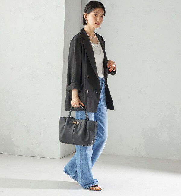 SHIPS for women「BEAURE: ヒネリ 金具付き バッグ」|トートバッグ|