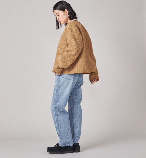 SHIPS for women「SHIPS NINE CASE: ノーカラー ジャケット」|ノーカラージャケット|