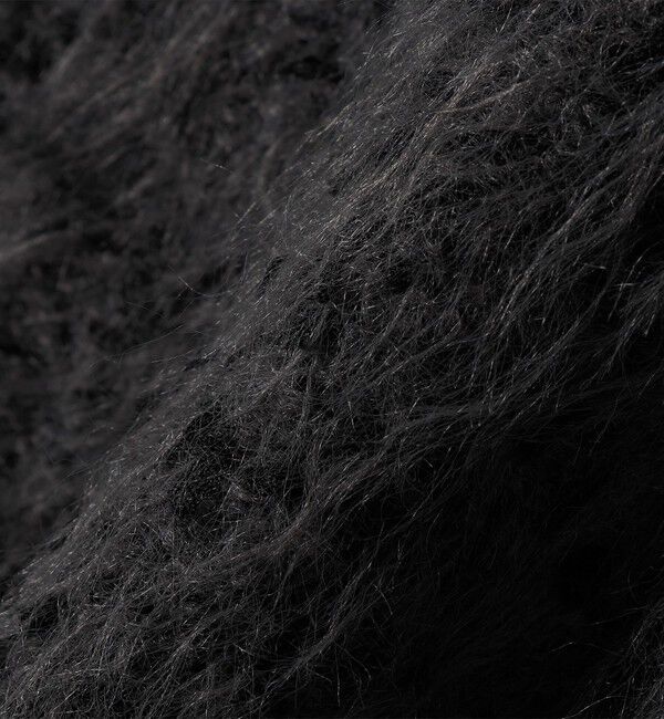 SHIPS for women「【WEB限定】〈手洗い可能〉チュール フェザー MIX ニット ベスト」|ベスト・ジレ|