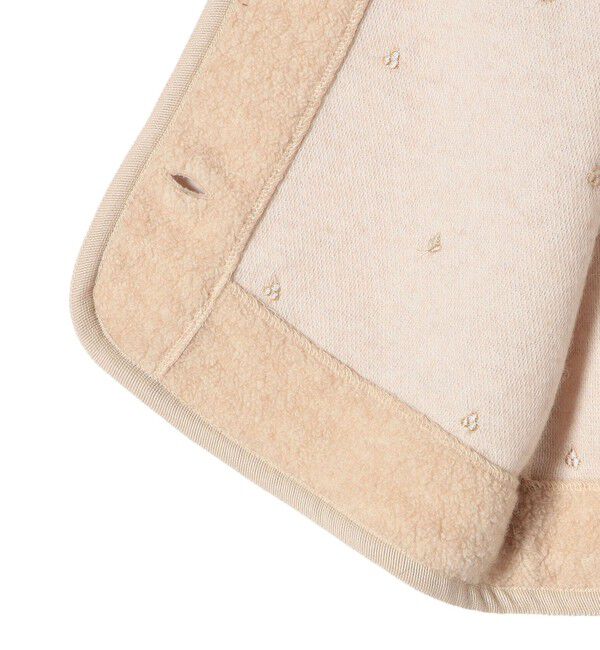 SHIPS for women「【SHIPS別注】assiette:ウール混 ボア 刺繍 ベスト」|ベスト・ジレ|