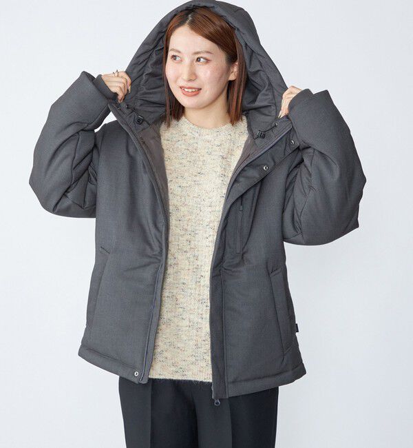 SHIPS「【WEB限定】SHIPS: 中綿 ウールブレンド パデッド フード ジャケット」|その他|